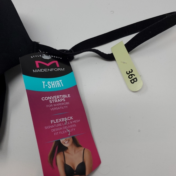 Maidenform 36B black Tshirt Bra - Picture 2 of 4